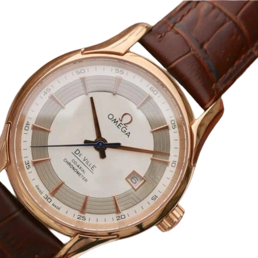 Omega De Ville Rose Gold Case 431.63.41.21.02.001 Swiss Super Clone Chic 274