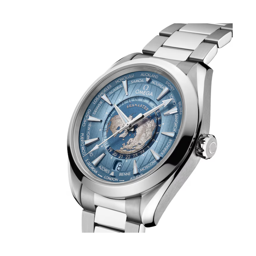 Omega Seamaster Aqua Terra Worldtimer 220.10.43.22.03.001 Signature Clone 1: Trendsetting 337