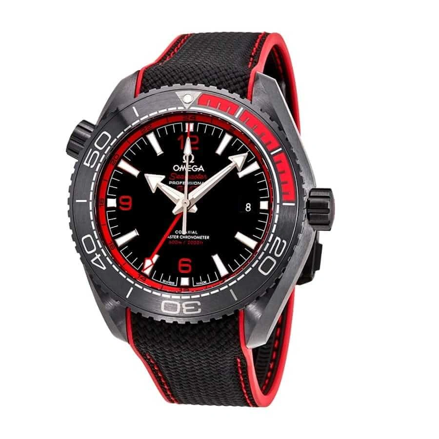 Omega Seamaster Planet Ocean Co-Axial Master Chronometer 215.92.46.22.01.003 “Deep Black” Super Clone Edition SoftTouch 341