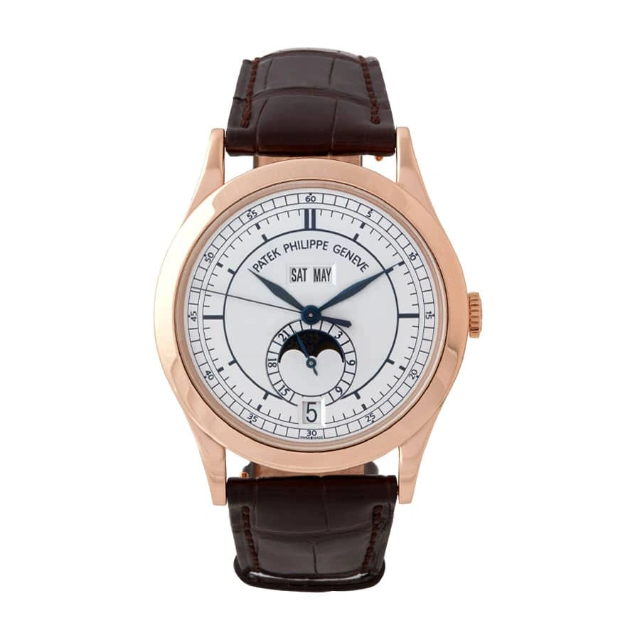 Soft Patek Philippe Annual Calendar Moon Phase 5396R-001 “Rose Gold” True Replica 1: 349
