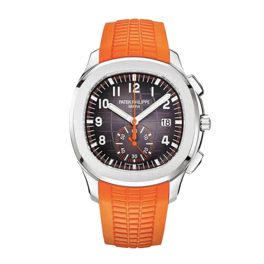 Patek Philippe Aquanaut Chronograph Orange 5968A-001 Collector’s Clone 1: SoftTouch 400