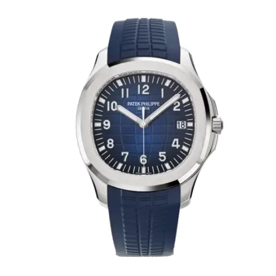 Timeless Patek Philippe Aquanaut White Gold Blue Dial 5168G-001 Perfect Duplicate 1: 362
