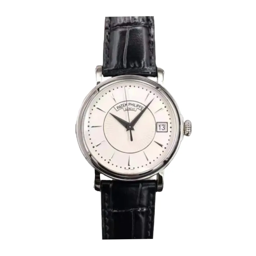 Effortless Patek Philippe Calatrava 5153G-010 “White Gold Officer’s Case” Authentic Clone 1: 363