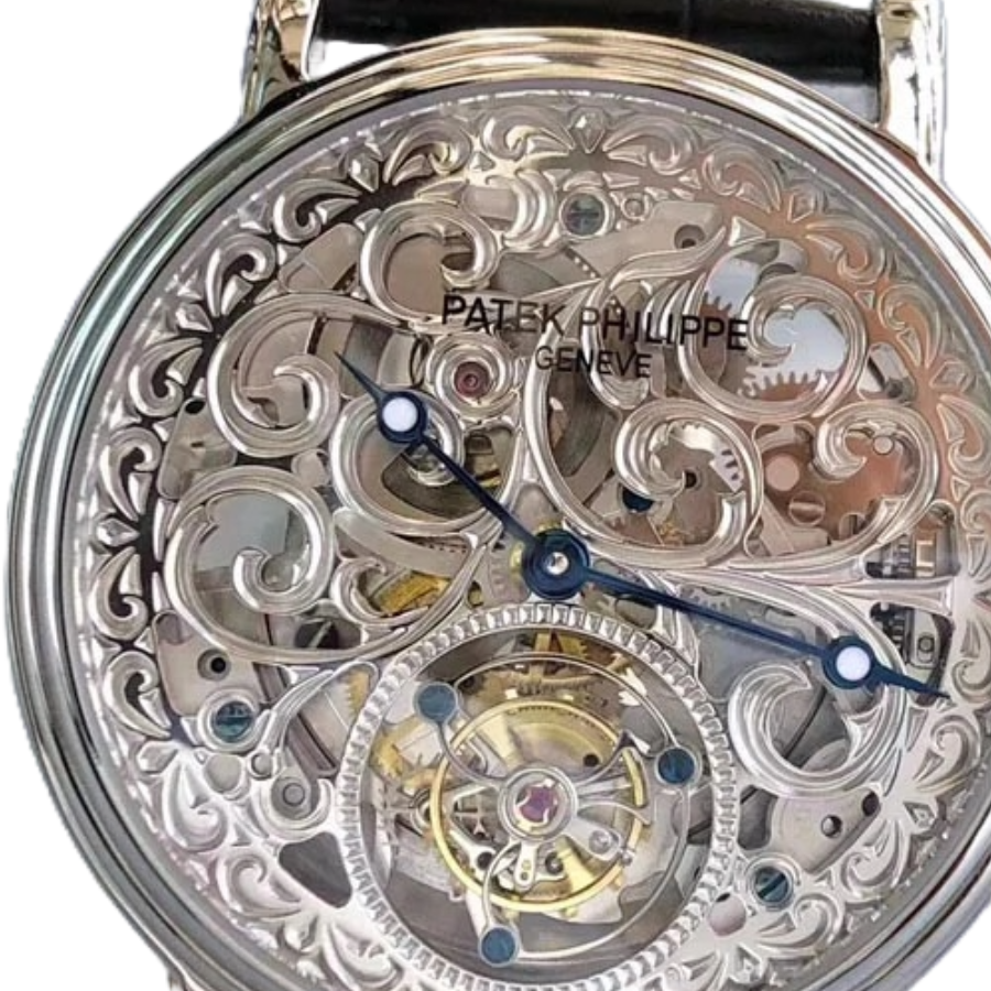 Patek Philippe Grand Complications P83000 Tourbillon Silver Dial Perfect Clone Quality WellDesigned 390