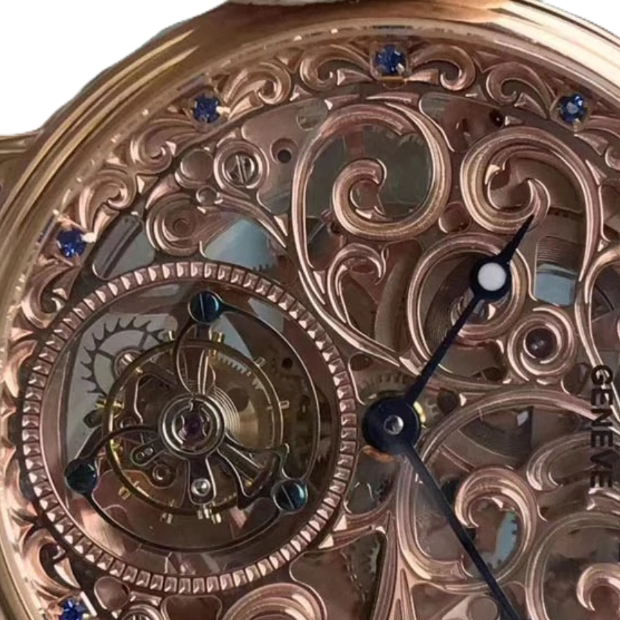 Patek Philippe Grand Complications Tourbillon Sapphire Rose Gold Ultra Fine Replica MultiPurpose 387