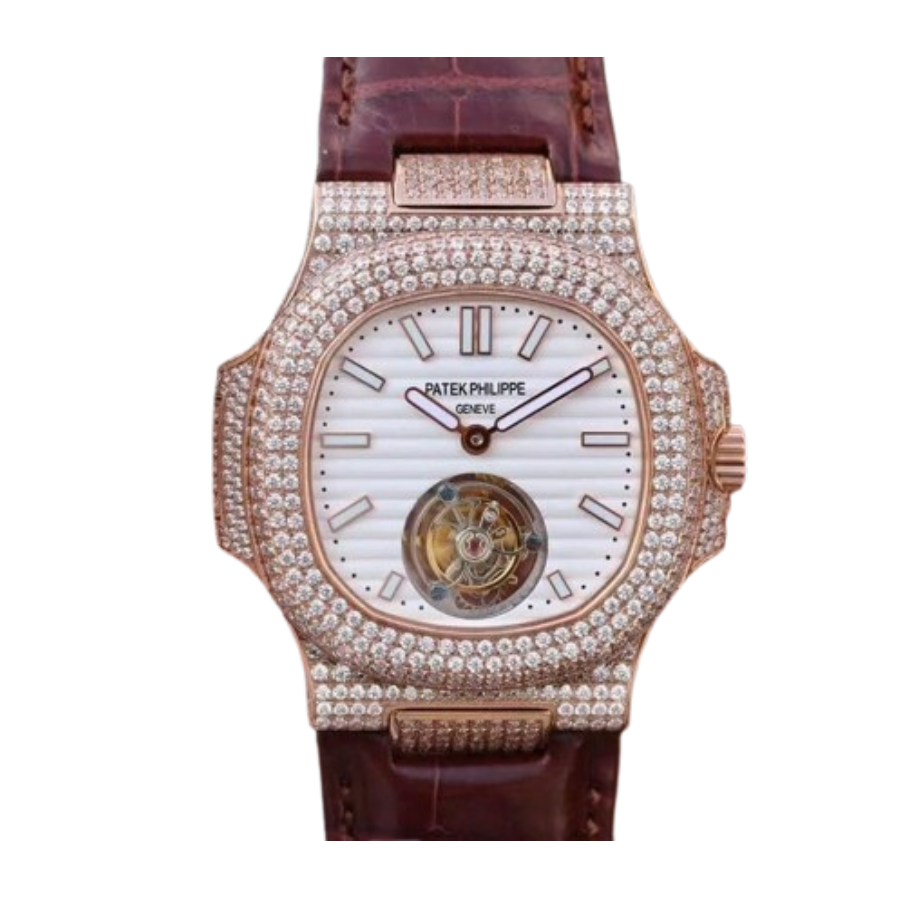 Patek Philippe Nautilus 5711 Tourbillon “Jumbo” Rose Gold Top Grade Clone 1: Lightweight 402