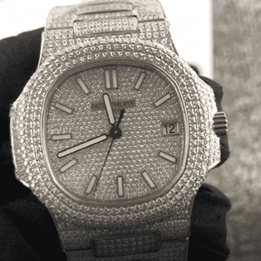 FastDry Patek Philippe Nautilus “Iced Out” 5719 10G Authentic Copy 1: 391