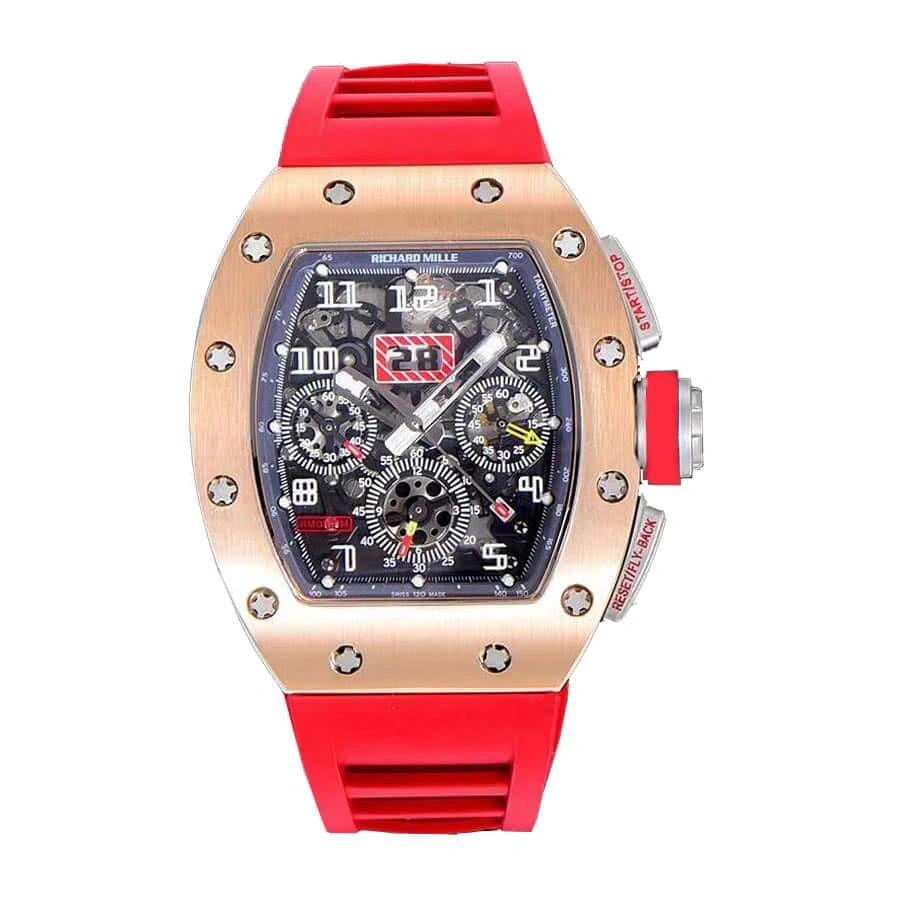 Superclonewatches Chic Richard Mille RM 011 “Red Demon”  Super Clone 456