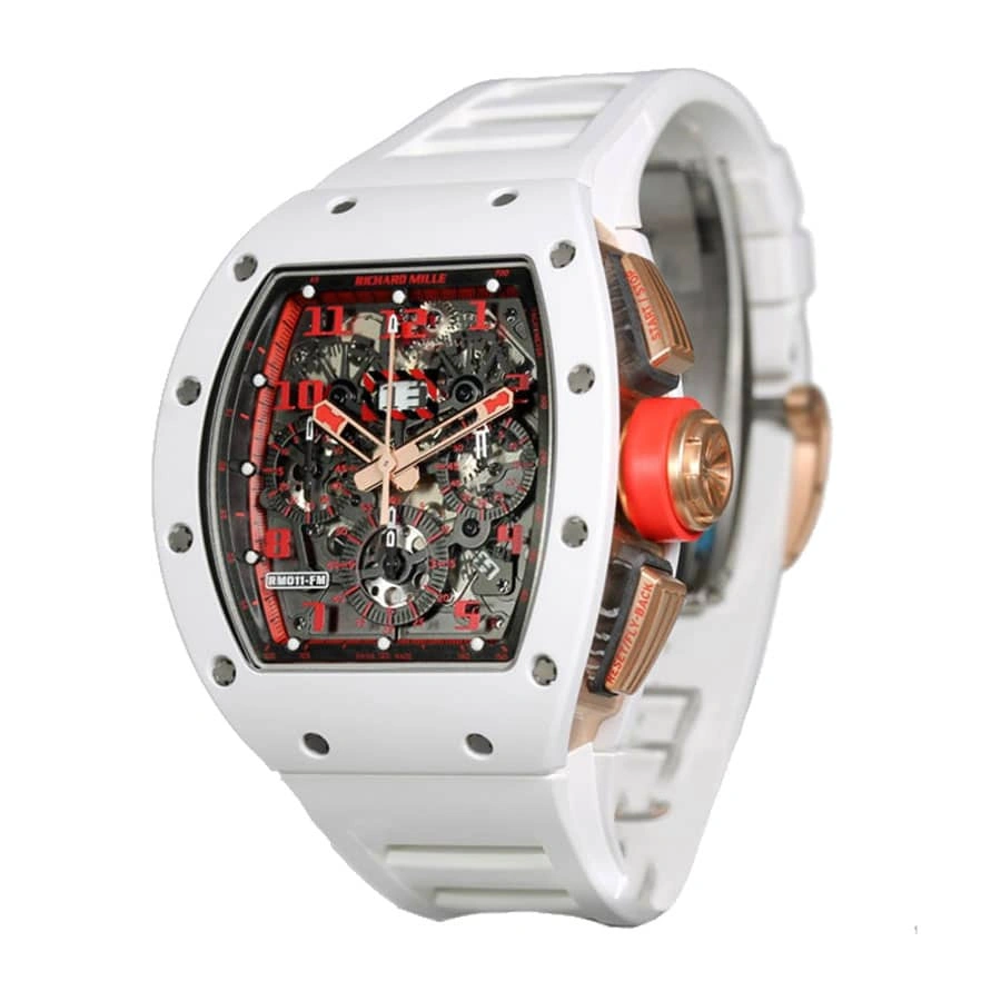 Superclonewatches Richard Mille RM 011 White Demon Chronograph Ultimate Clone Quality Attractive 464