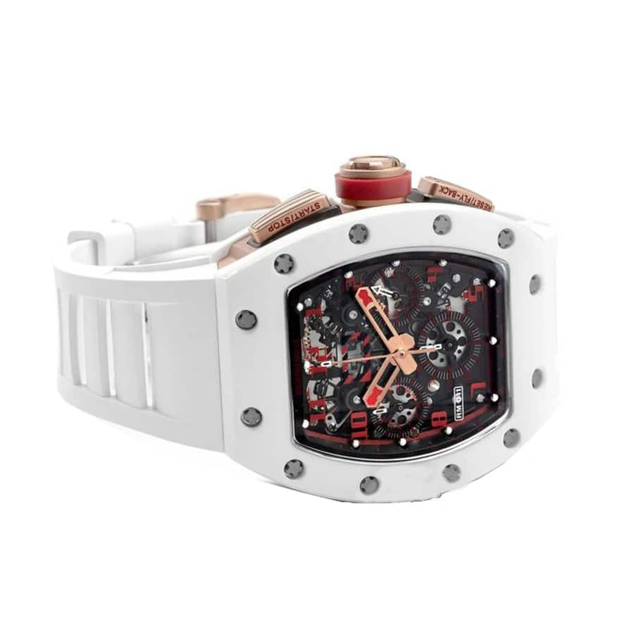 Superclonewatches Richard Mille RM 011 White Demon Chronograph Ultimate Clone Quality Attractive 464