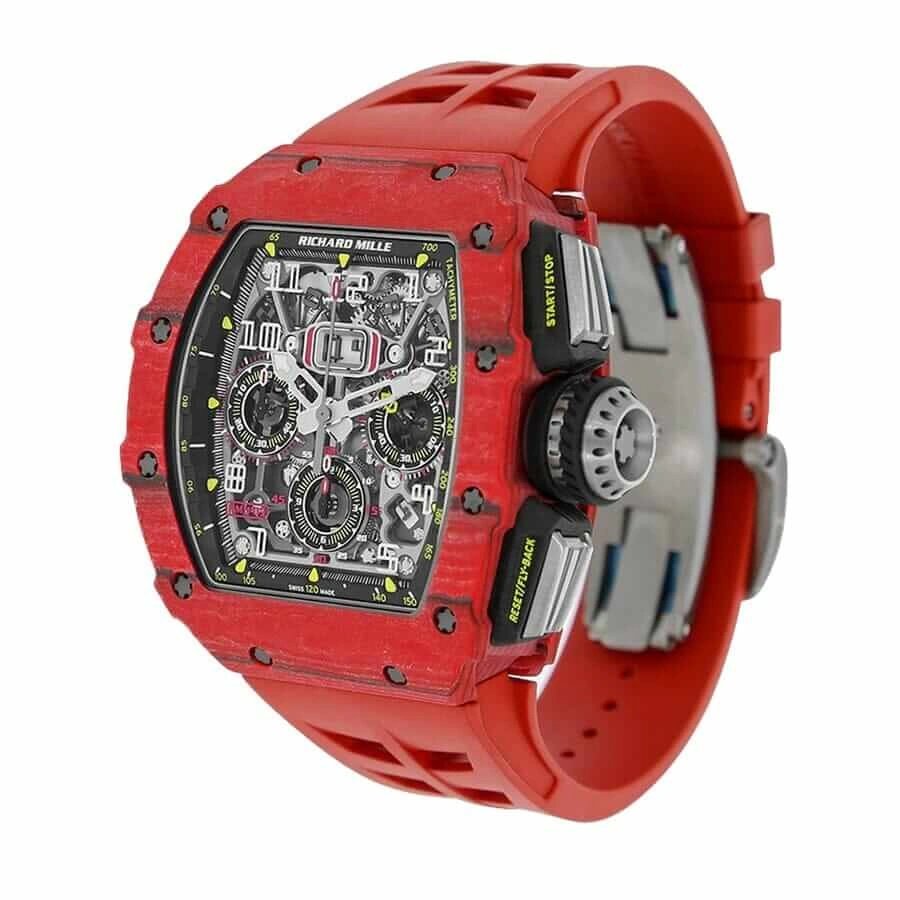 Superclonewatches Richard Mille RM 11-03 “Red Quartz TPT” Authentic Clone 1: Unisex 476
