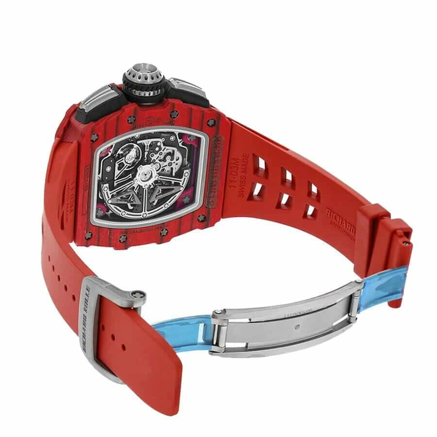 Superclonewatches Richard Mille RM 11-03 “Red Quartz TPT” Authentic Clone 1: Unisex 476