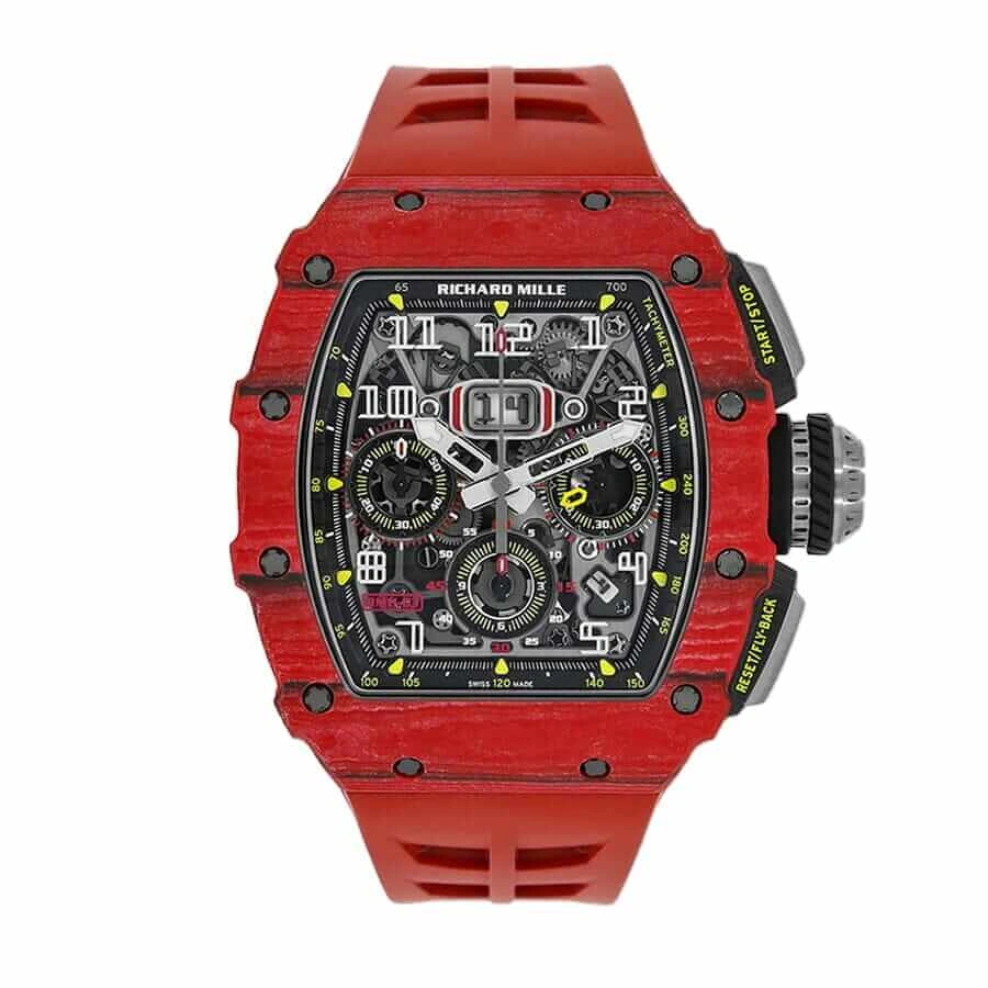 Superclonewatches Richard Mille RM 11-03 “Red Quartz TPT” Authentic Clone 1: Unisex 476