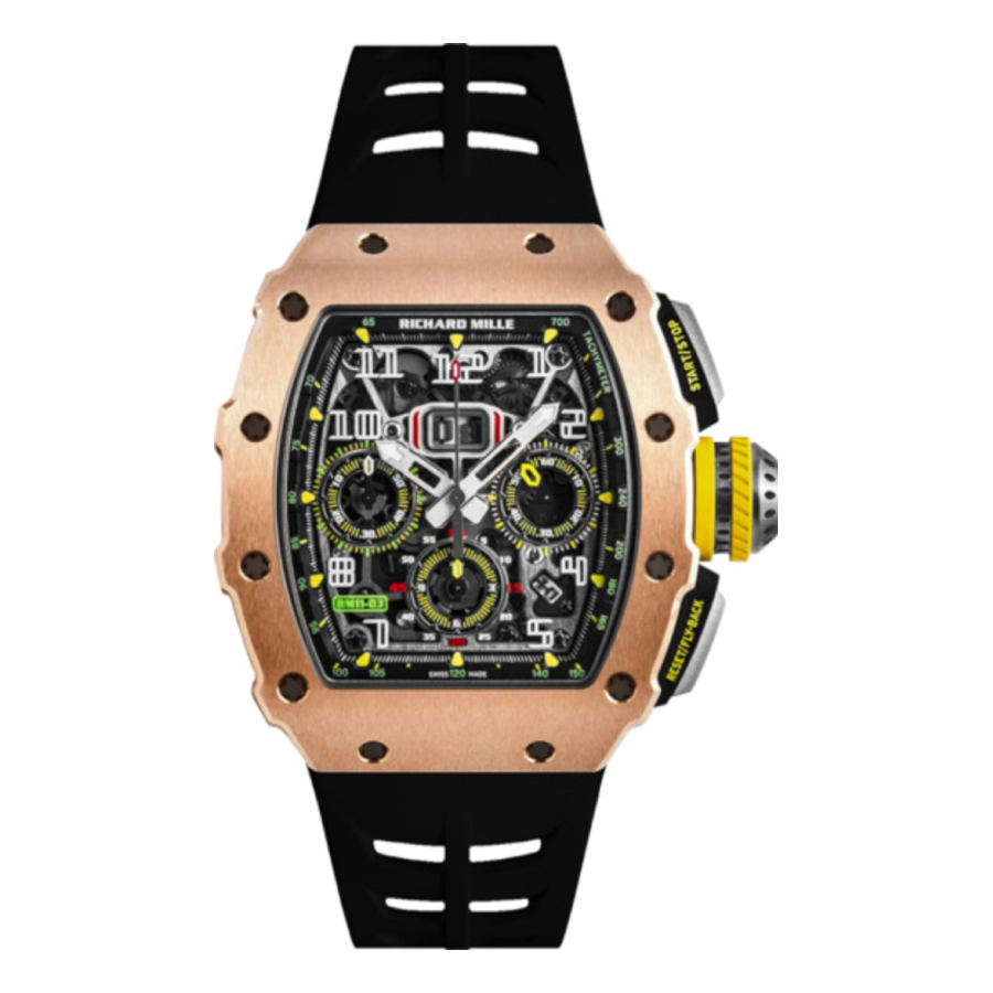 Superclonewatches Richard Mille RM 11-03 “Rose Gold” Master Clone Quality Unisex 478