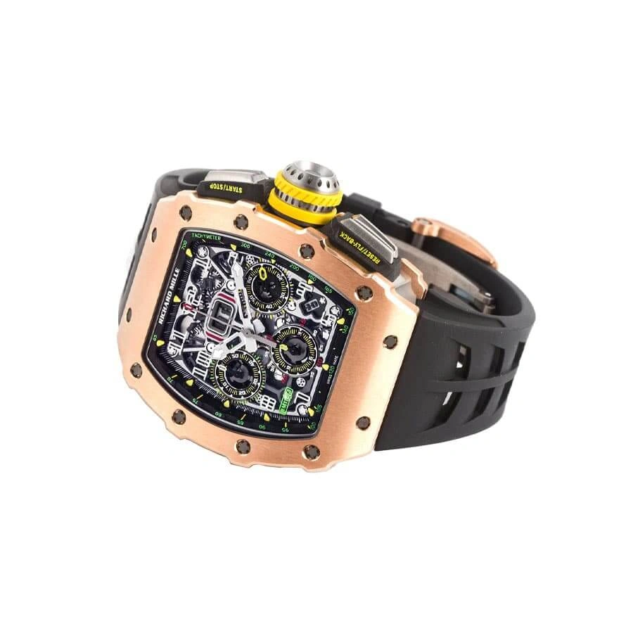 Superclonewatches Richard Mille RM 11-03 “Rose Gold” Master Clone Quality Unisex 478