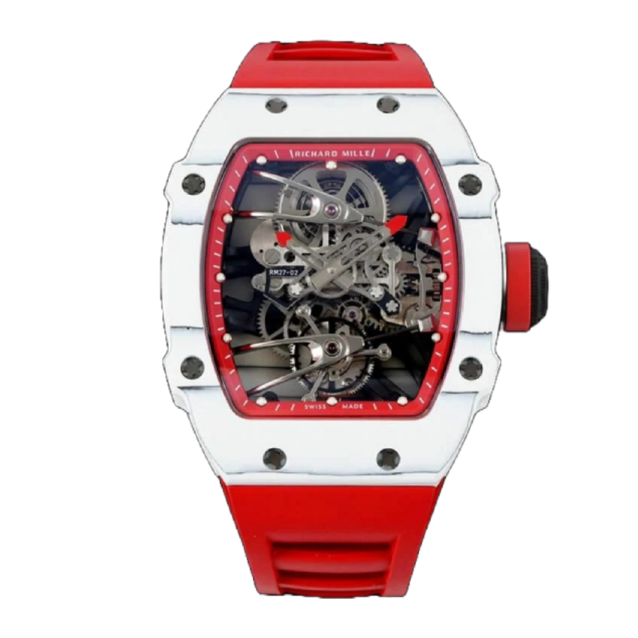 Superclonewatches Cozy Richard Mille RM 27-02 Tourbillon “Rafael Nadal” Red Rubber Exceptional Replica 1: 472