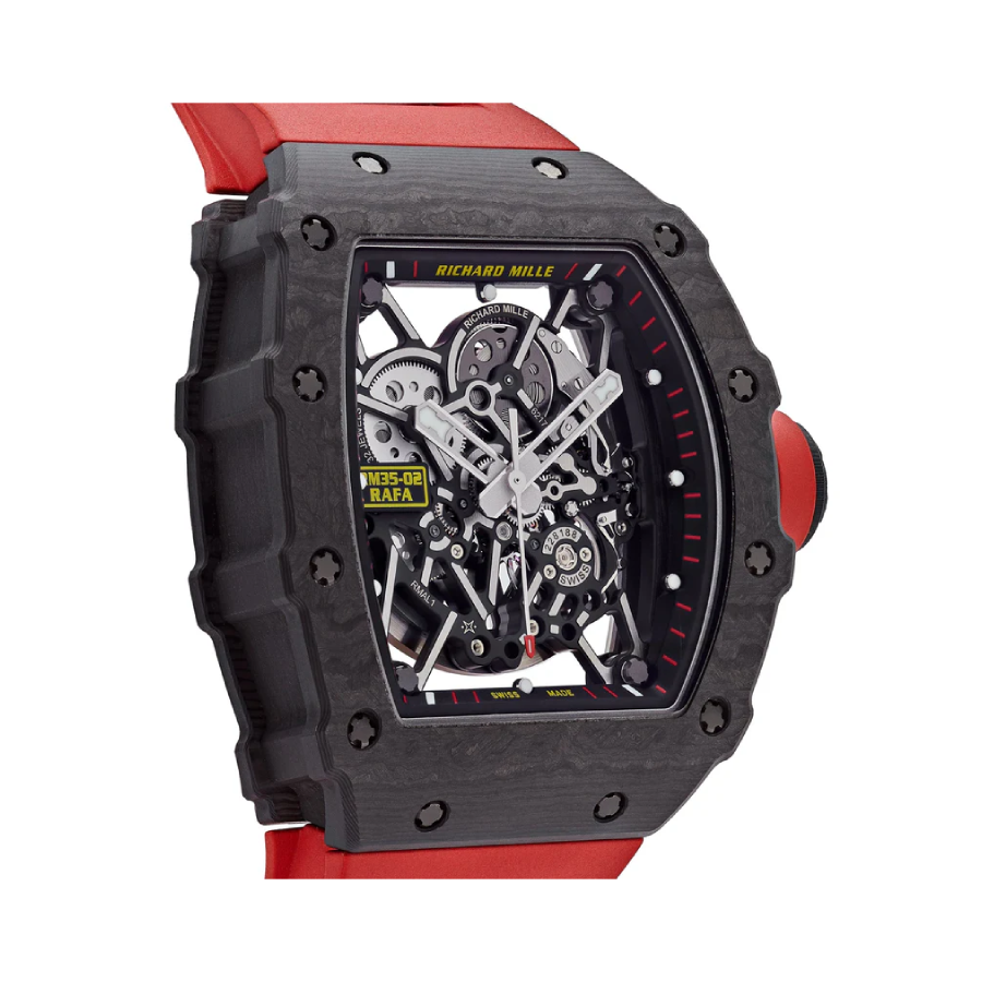 Superclonewatches Lightweight Richard Mille RM 35-02 “Red Carbon”  Copy 1: 512