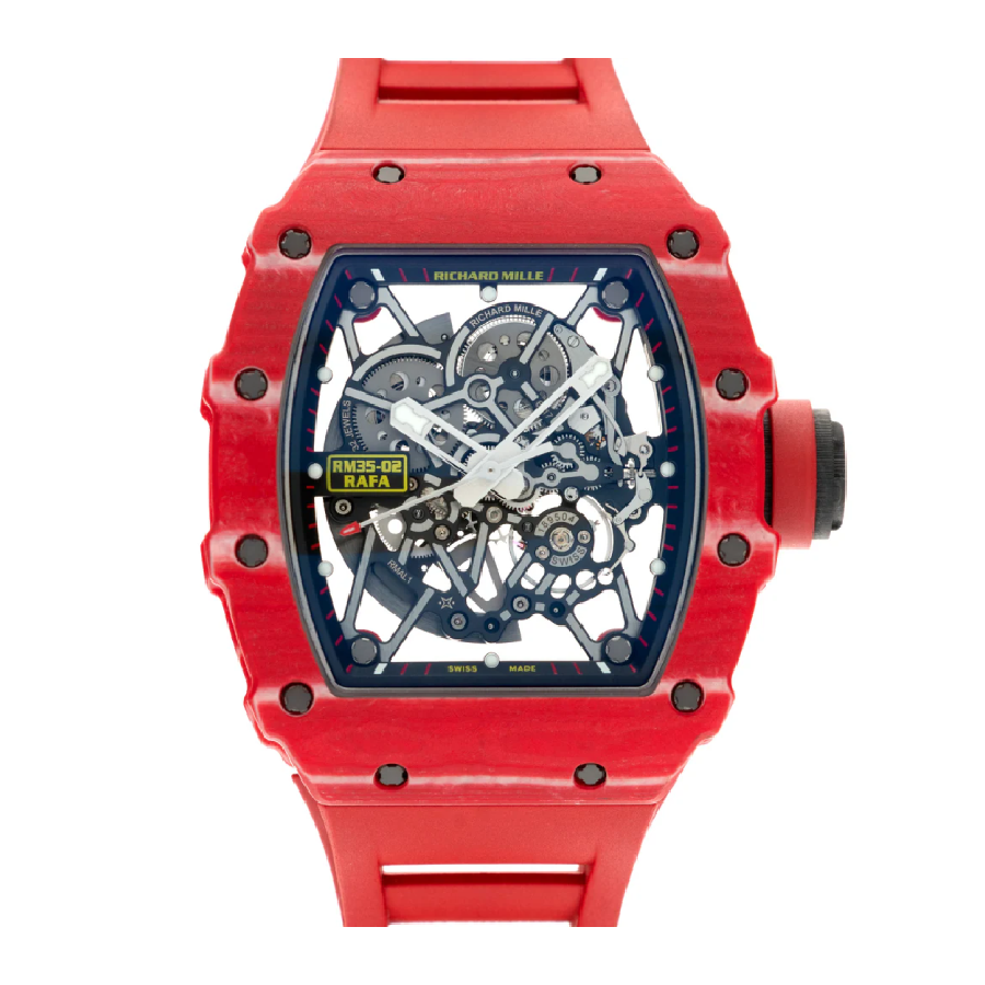 Superclonewatches GoodFit Richard Mille RM 35-02 “Red Quartz TPT” Top Replica 1: 488