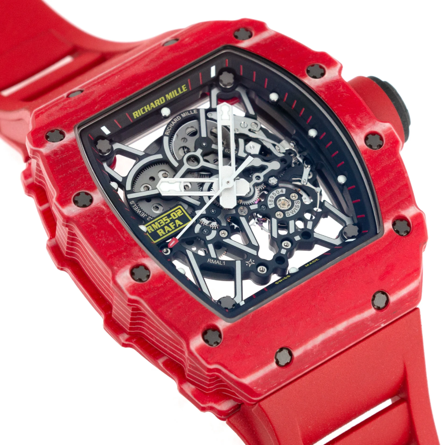 Superclonewatches GoodFit Richard Mille RM 35-02 “Red Quartz TPT” Top Replica 1: 488