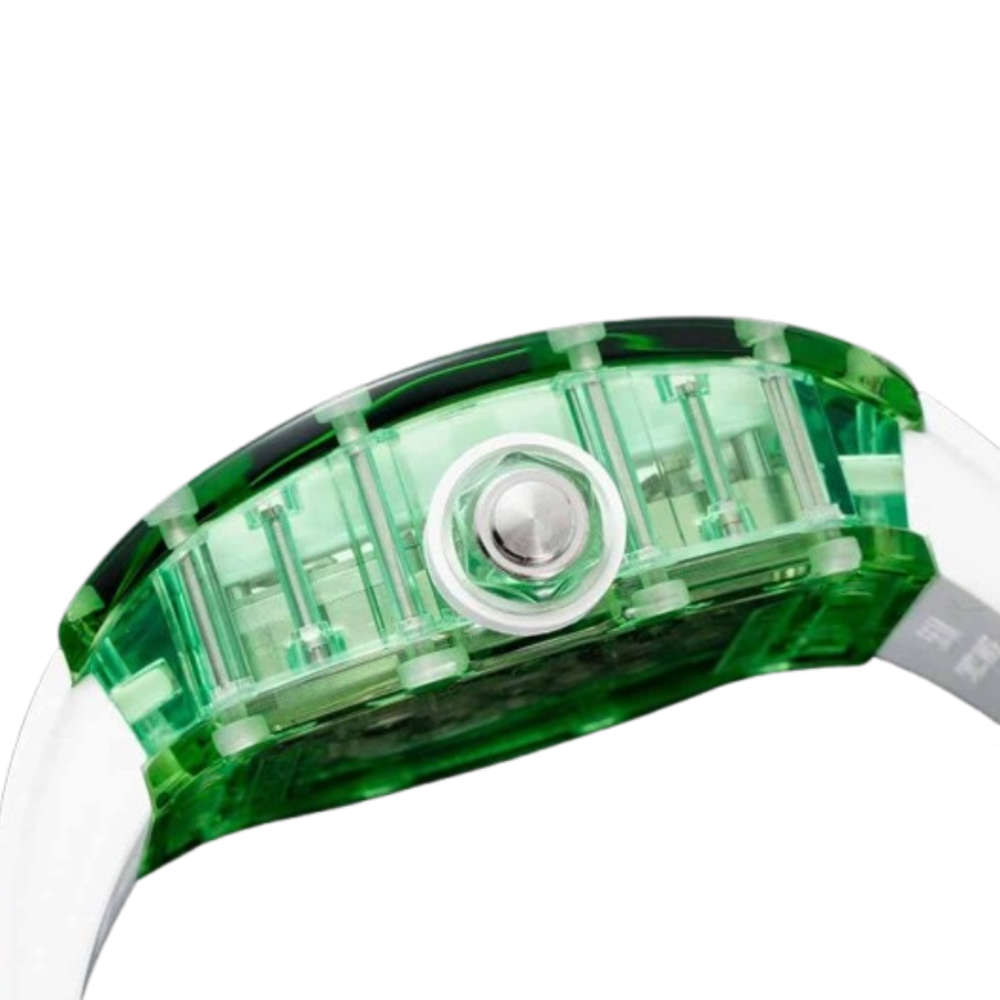 Superclonewatches TopPick Richard Mille RM 56-01 Tourbillon Green Transparent Superior Replica 518