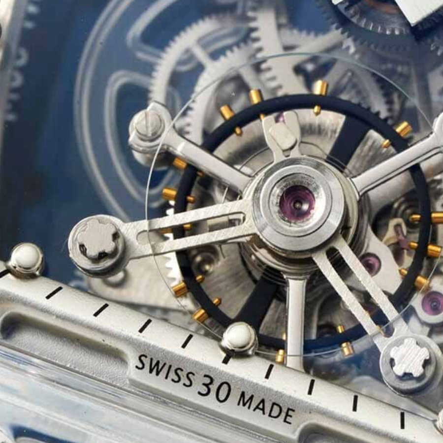 Superclonewatches GoAnywhere Richard Mille RM 56-01 Tourbillon Transparent Authentic Clone 1: 515