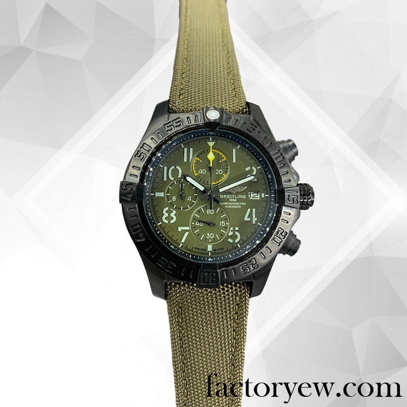 EW Breitling Avenger V13317101L1X2 Men’s 46mm Fake Stainless Steel Black-tone