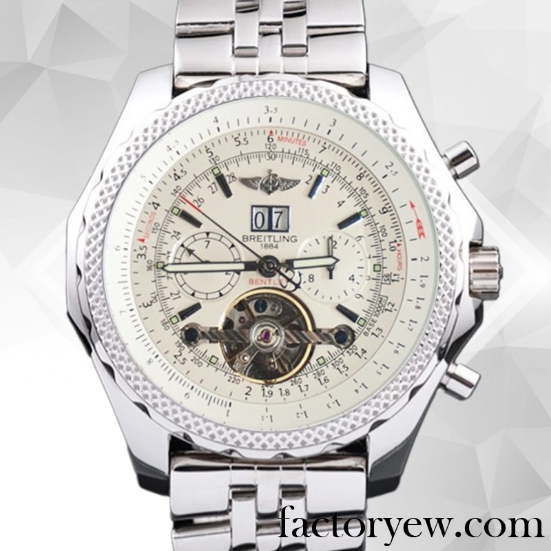EW Breitling Bentley 46mm Men’s BentleyWSL-003 Fake Automatic Silver-tone