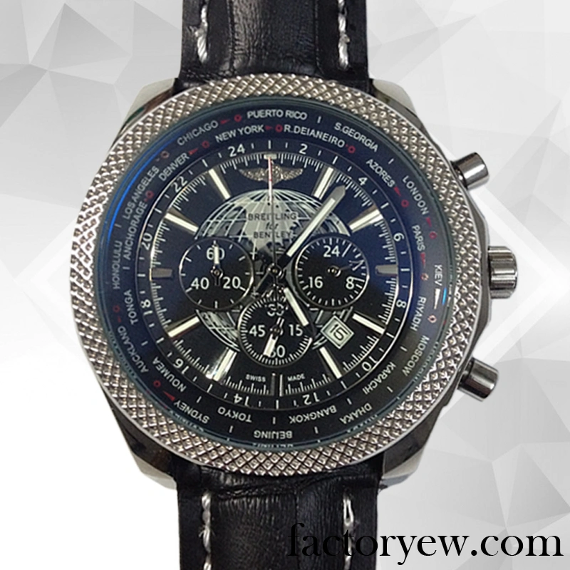 EW Breitling Bentley AB0521 46mm Men’s Fake Silver-tone