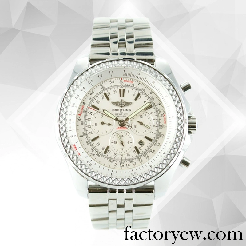 EW Breitling Bentley Motors Men’s 46mm Fake A25362-A Silver-tone Bracelet