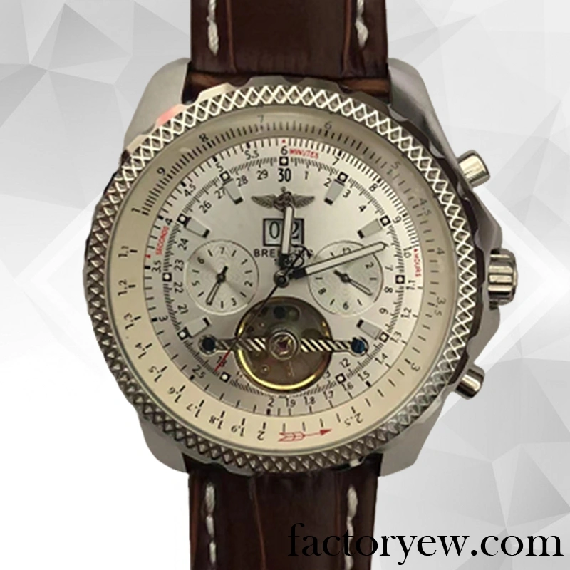 EW Breitling Bentley Motors Tourbillon RSH-BRT-9487 Fake 46mm Men’s Silver-tone Automatic