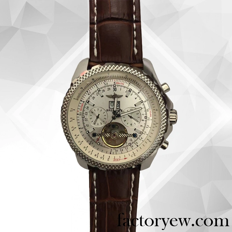 EW Breitling Bentley Motors Tourbillon RSH-BRT-9487 Fake 46mm Men’s Silver-tone Automatic
