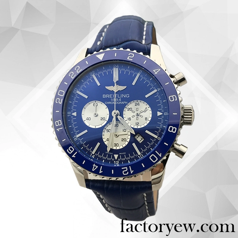 EW Breitling Chronoliner 46mm YB04601A.C969 Men’s Fake Silver-tone