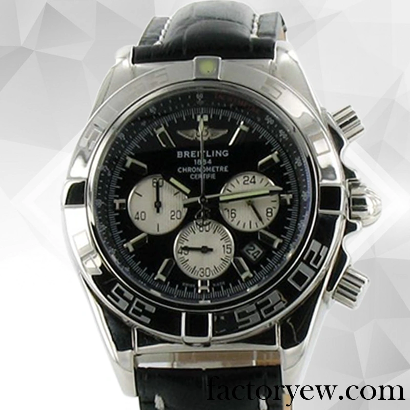 EW Breitling Chronomat 44 43mm Men’s Fake B01-BL167 Quartz Automatic Black Dial