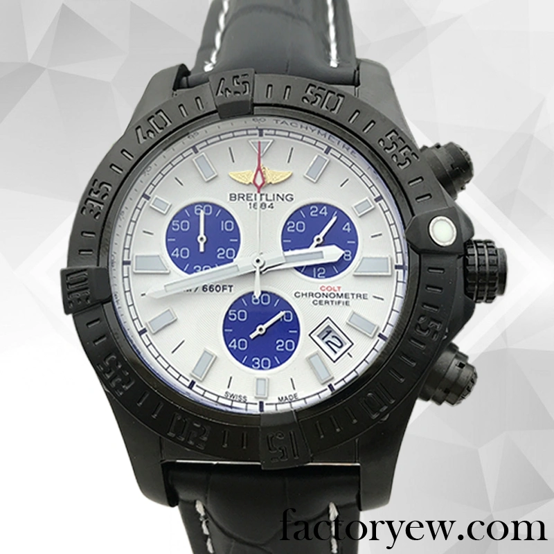 EW Breitling Colt 46mm A7338811.G790-002 Men’s Fake Leather Strap
