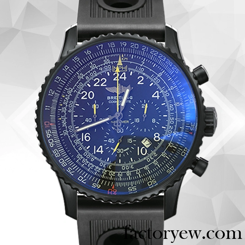 EW Breitling Navitimer 46mm MB0210B6.BC79-002 Men’s Fake Stainless Steel Black-tone