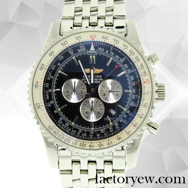 EW Breitling Navitimer AB0120 Men’s 46mm Fake Silver-tone Automatic