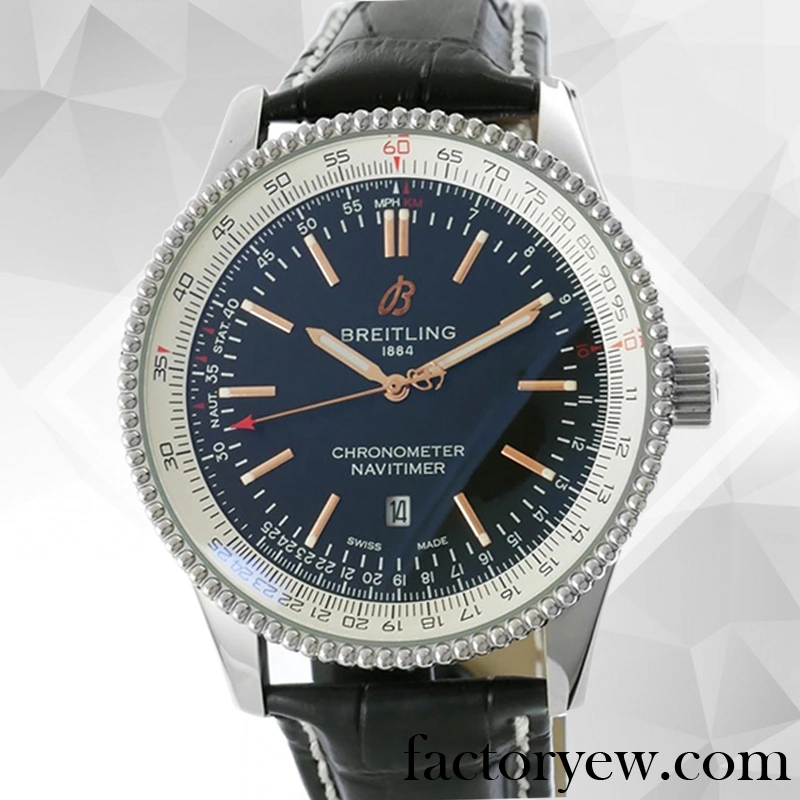 EW Breitling Navitimer Men’s A17326-P 46mm Fake Silver-tone