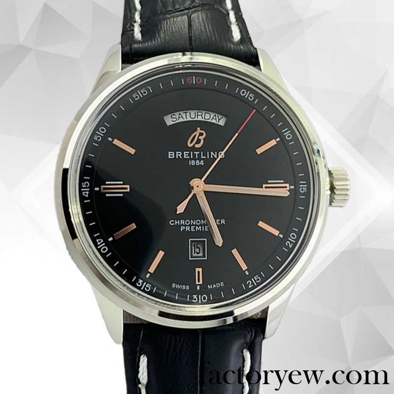 EW Breitling Premier 46mm A45340241B1X3-002 Men’s Fake Black Dial Automatic