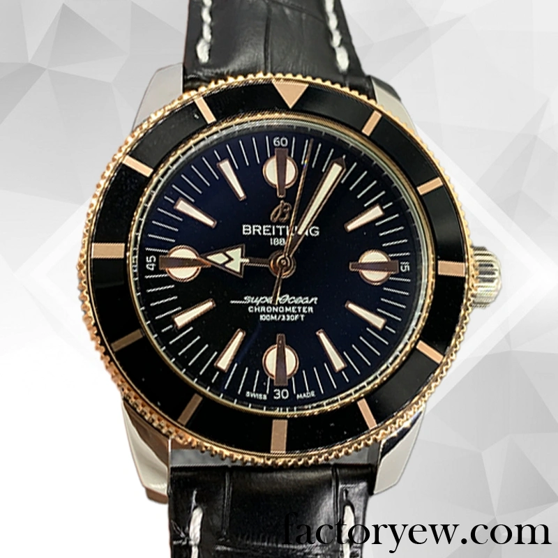 EW Breitling Superocean Heritage U10370121B1X1 Men’s Fake 46mm Silver-tone Black Dial