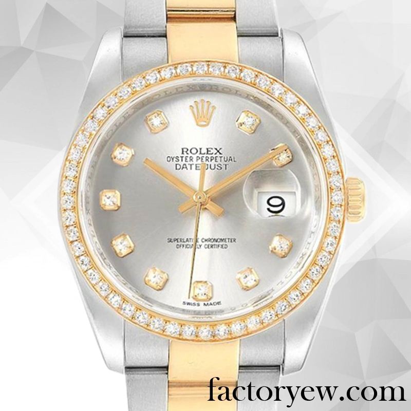 EW Rolex Datejust 116243SDO Men’s Rolex Fake Calibre 2836 2813 Two-tone