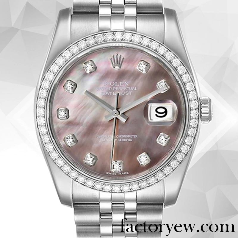 EW Rolex Datejust 116244BKMDJ Men’s Rolex Fake Calibre 2836 2813 Automatic Mother of Pearl