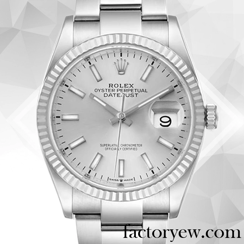 EW Rolex Datejust 126234SSO Men’s Rolex Fake Calibre 2836 2813 Silver-tone Automatic