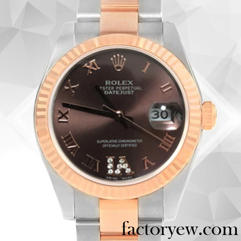 EW Rolex Datejust 178271 Unisex Rolex Fake Calibre 2671 Mingzhu Engine Two-tone 12mm