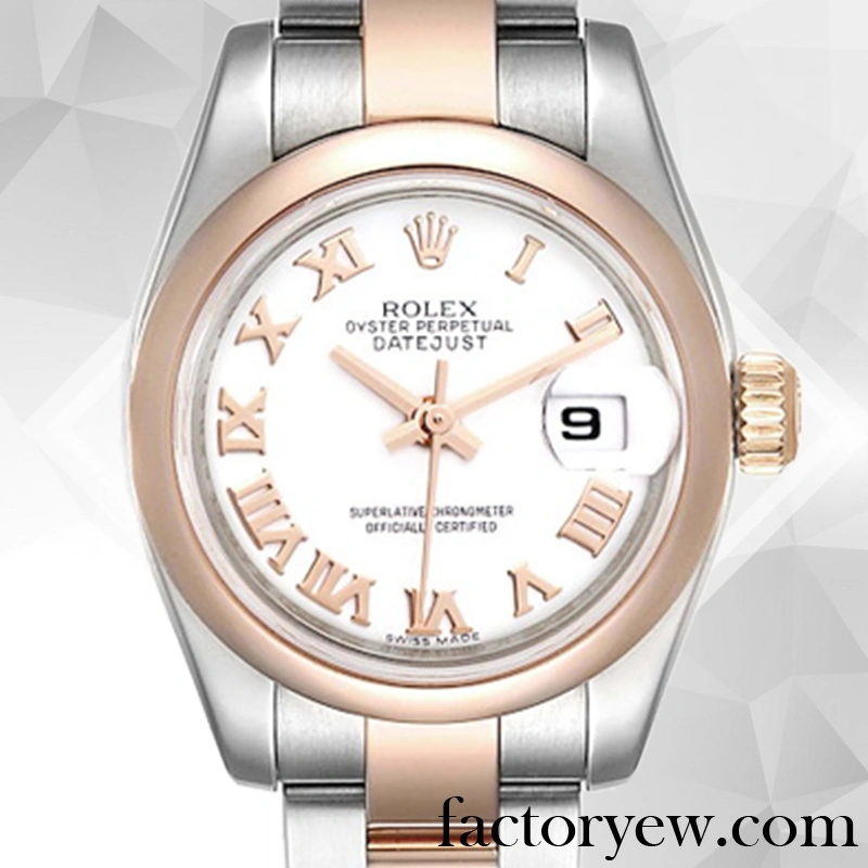 EW Rolex Datejust 179161 Rolex Calibre Fake 2671 Mingzhu Engine Ladies White Dial Two-tone