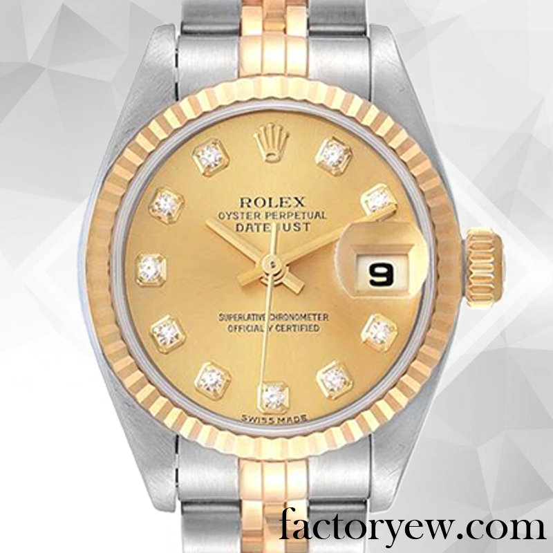 EW Rolex Datejust Ladies 279173 Rolex Fake Calibre 2671 Champagne Dial Two-tone