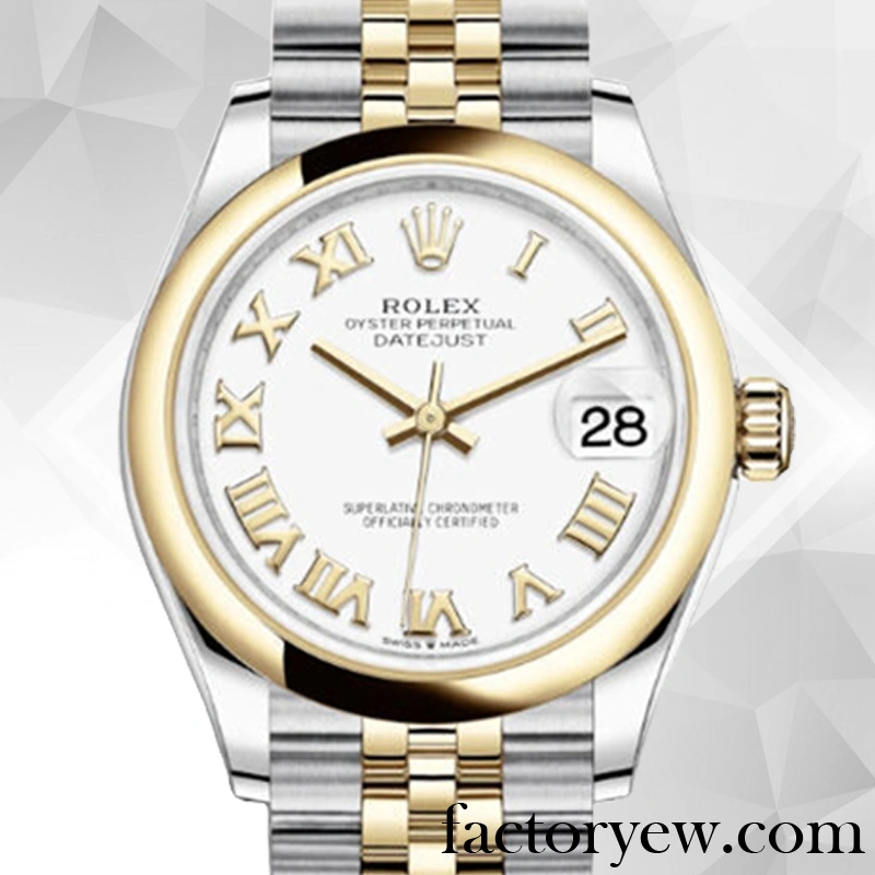 EW Rolex Datejust Ladies Rolex Calibre Fake 2671 Mingzhu Engine m278243-0002 White Dial Around 12mm