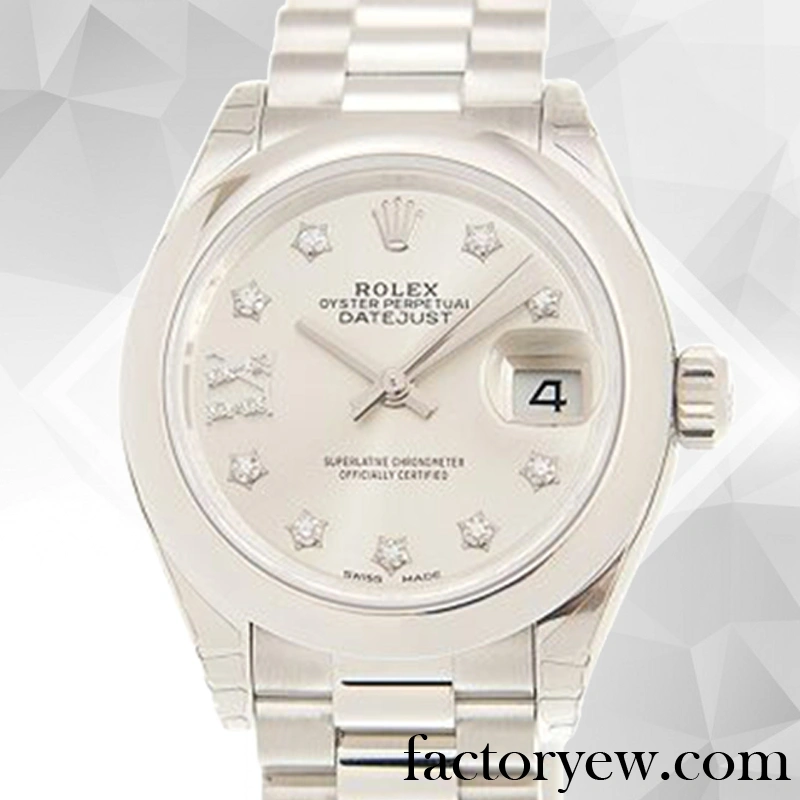 EW Rolex Datejust Ladies m279166-0001 Rolex Fake Calibre 2671 Mingzhu Engine Silver-tone Around 12mm