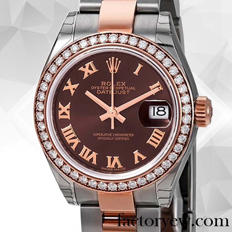 EW Rolex Datejust Ladies m279381rbr-0010 Rolex Fake Calibre 2671 Two-tone Around 12mm