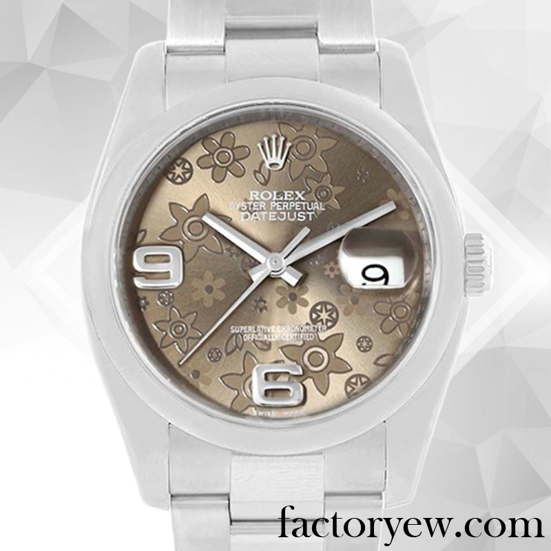 EW Rolex Datejust Men’s 116200BFAO Rolex Fake Calibre 2836 2813 12mm Bronze Floral Dial