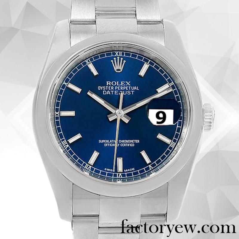 EW Rolex Datejust Men’s 116200BLSO Rolex Fake Calibre 2836 2813 Automatic Hands and Markers